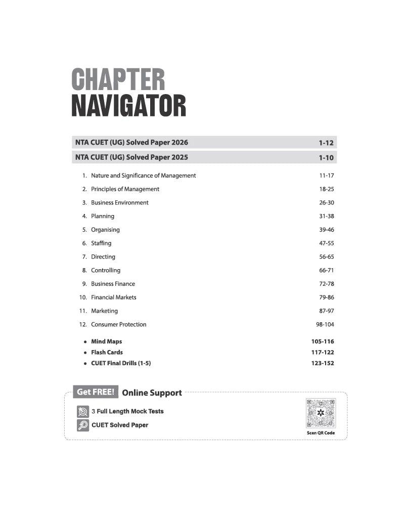 Arihant CUET UG Business Studies Chapterwise Notes & Question Bank For 2027 Exam (English Medium)