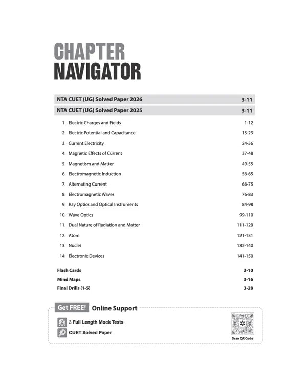 Arihant CUET UG Physics Chapterwise Notes & Question Bank For 2027 Exam (English Medium)