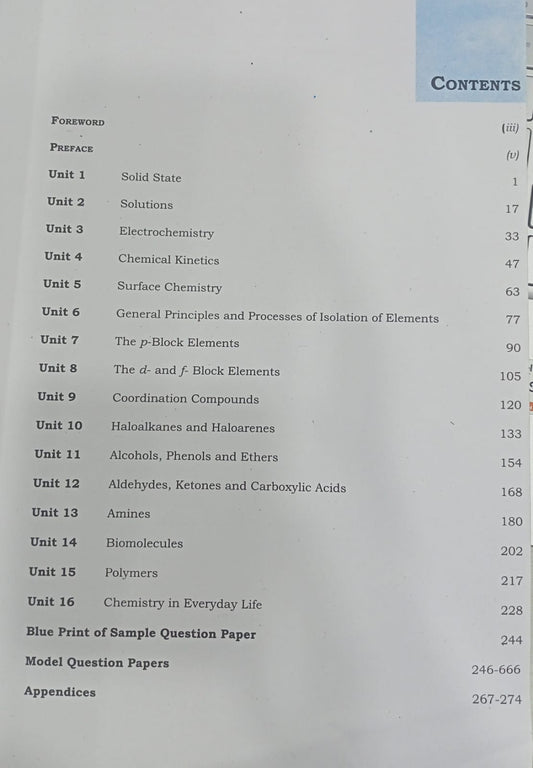 NCERT Chemistry Exemplar Problems – Class 12
