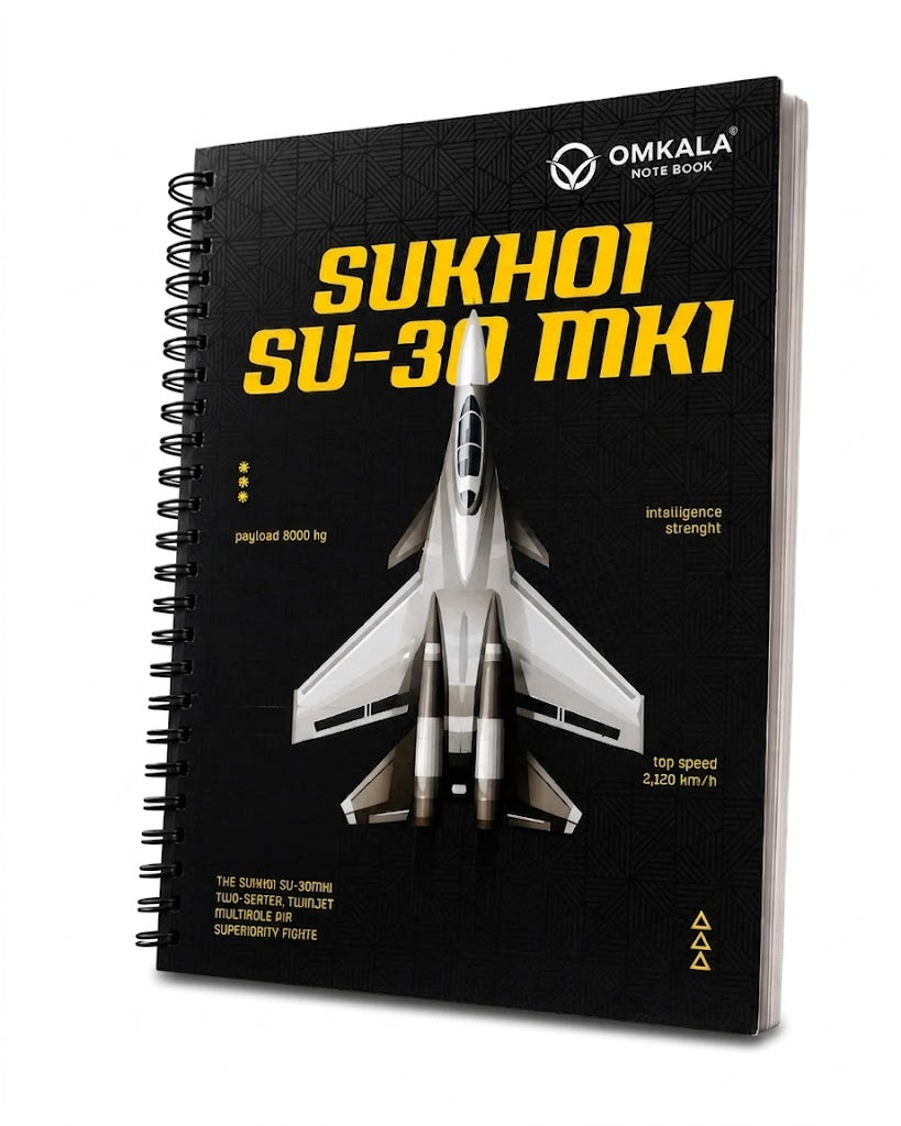 Omkala Spiral Notebook Size 29.7 × 21 cm – 300 Pages (Unruled)