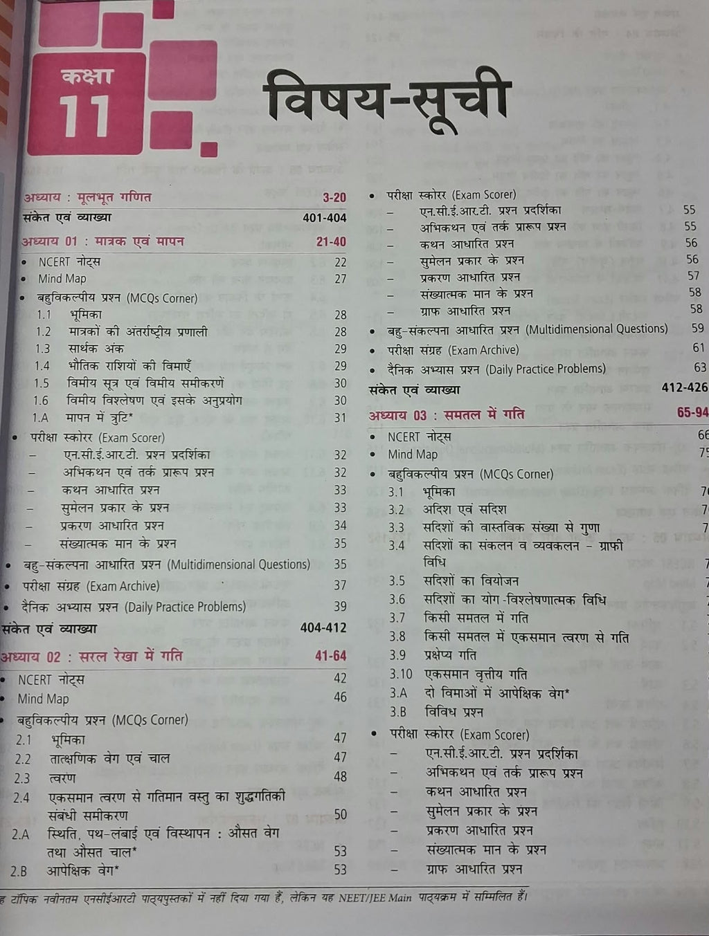 MTG NCERT at Your Fingertips Bhautiki (Physics) Class 11 & 12 (Hindi Medium)