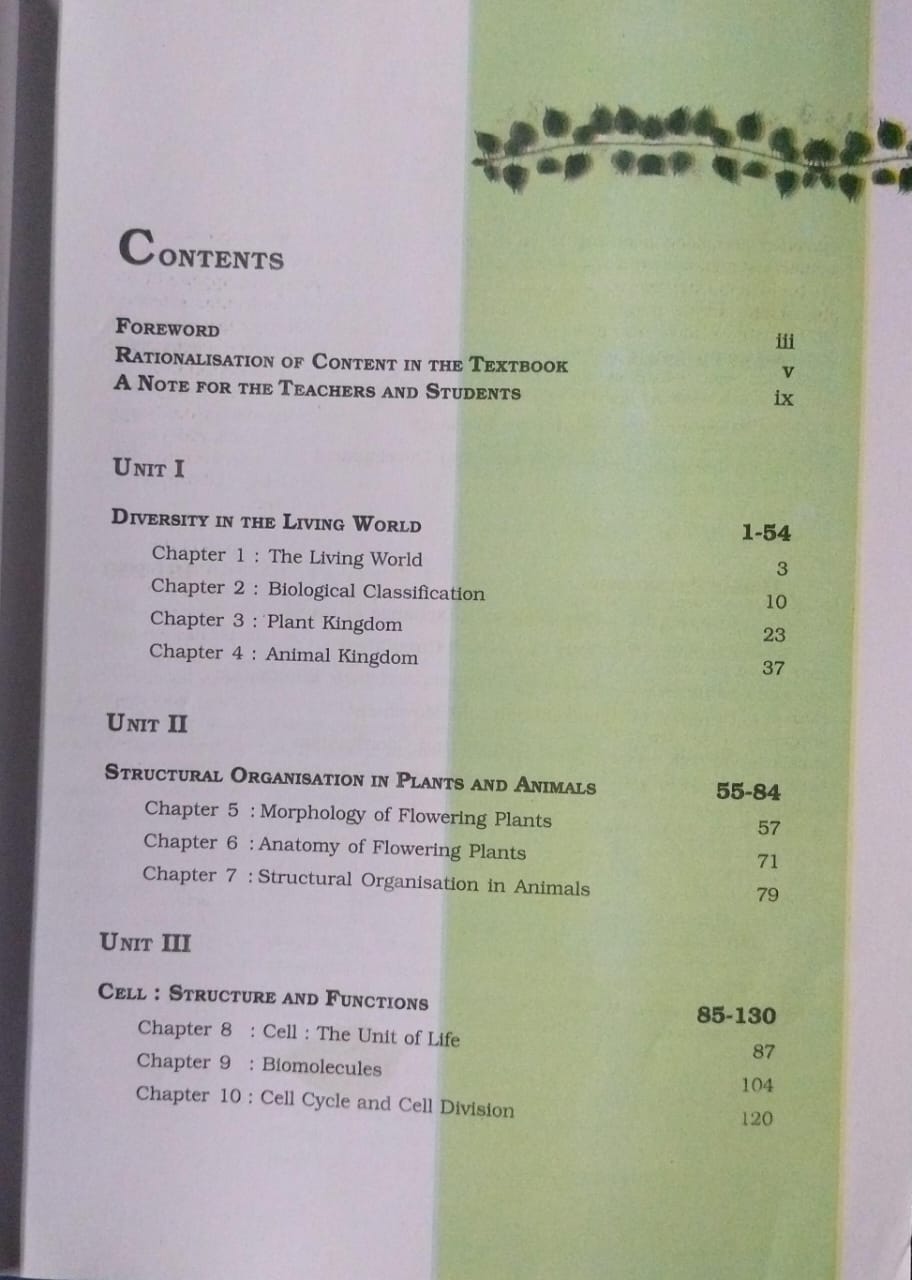 NCERT Biology – Class 11th [English Medium]