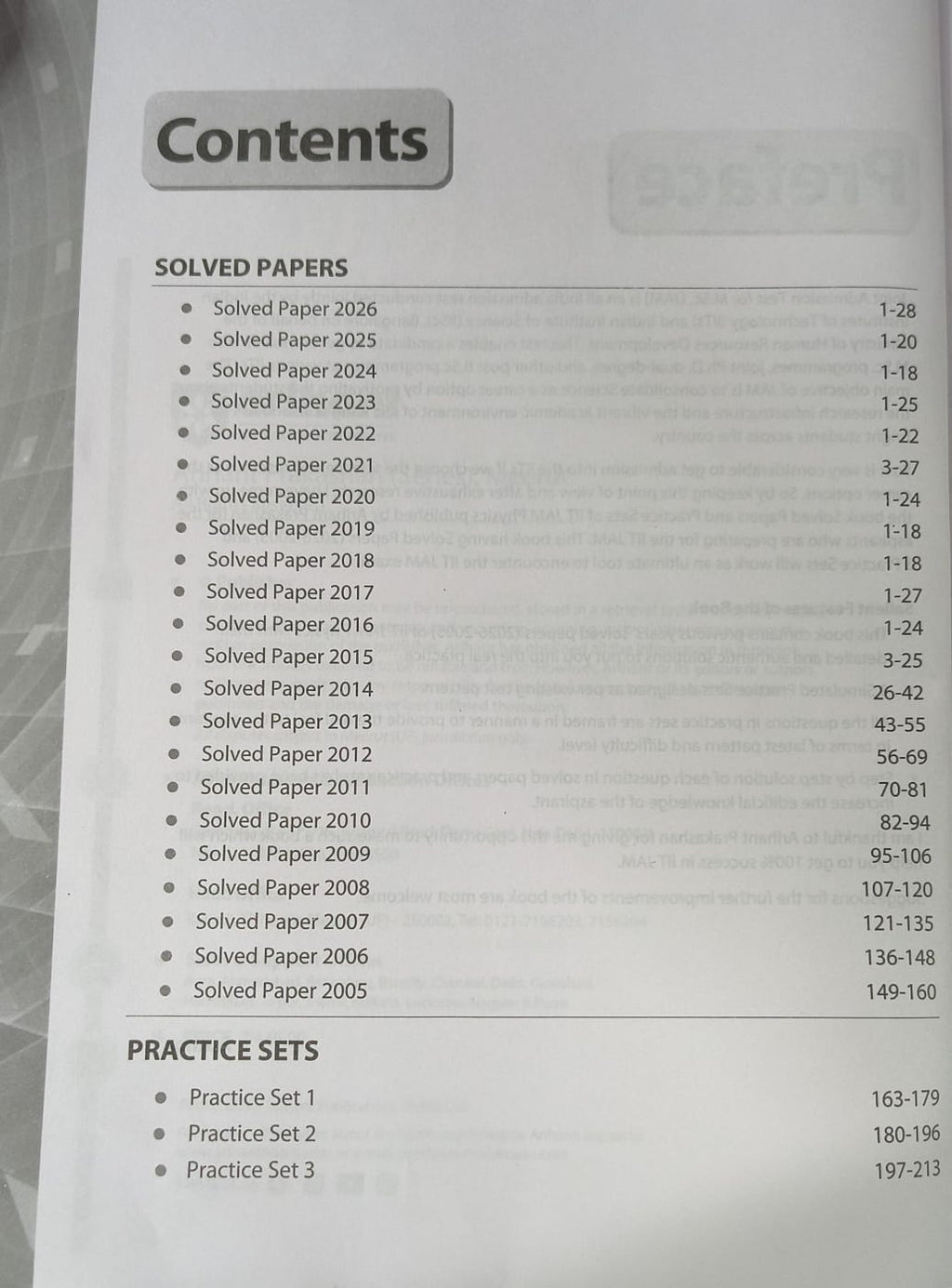 Arihant IIT JAM Physics Solved Papers (2026–2005) with 3 Practice Sets Edition 2027 (English Medium)