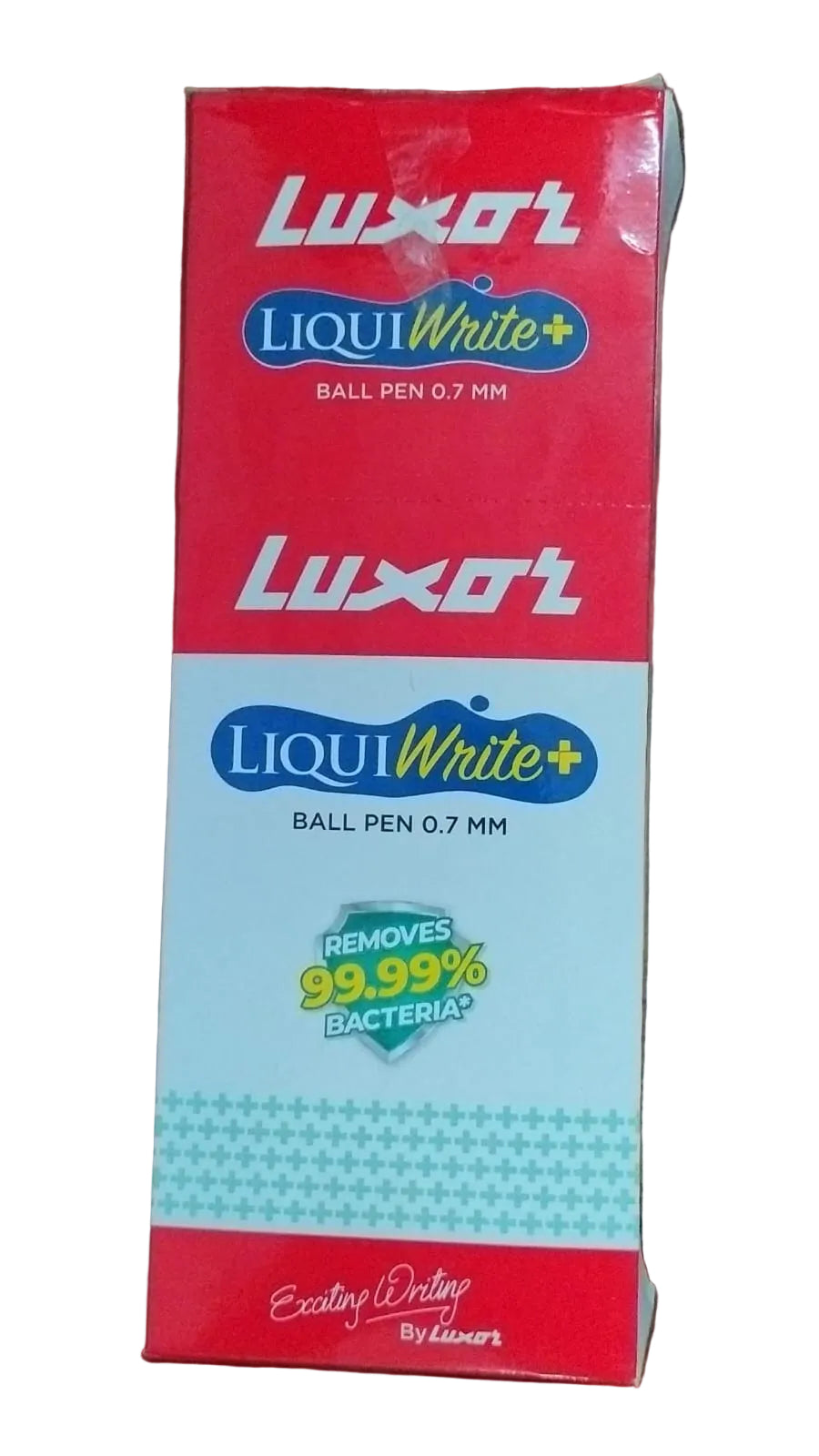 Luxor Liquiwrite Ball Pen Blue – Pack of 12 Pieces