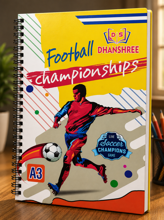 Dhanshree rough A3 Notebook (pages 300) color my vary