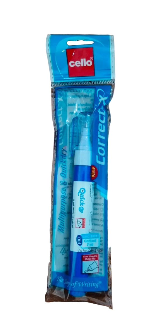 Cello Multipurpose & Quick Dry Correction Pen – Fast & Clean Corrections