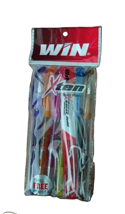 Win Xten Ball Pen 6 Set – Smooth Writing Premium Ball Pens