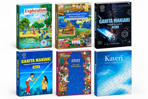 NCERT Class 9 Combo Set – Science, Social Science, Mathematics (Part 1 and 2), Hindi & English Textbooks 2026 Edition
