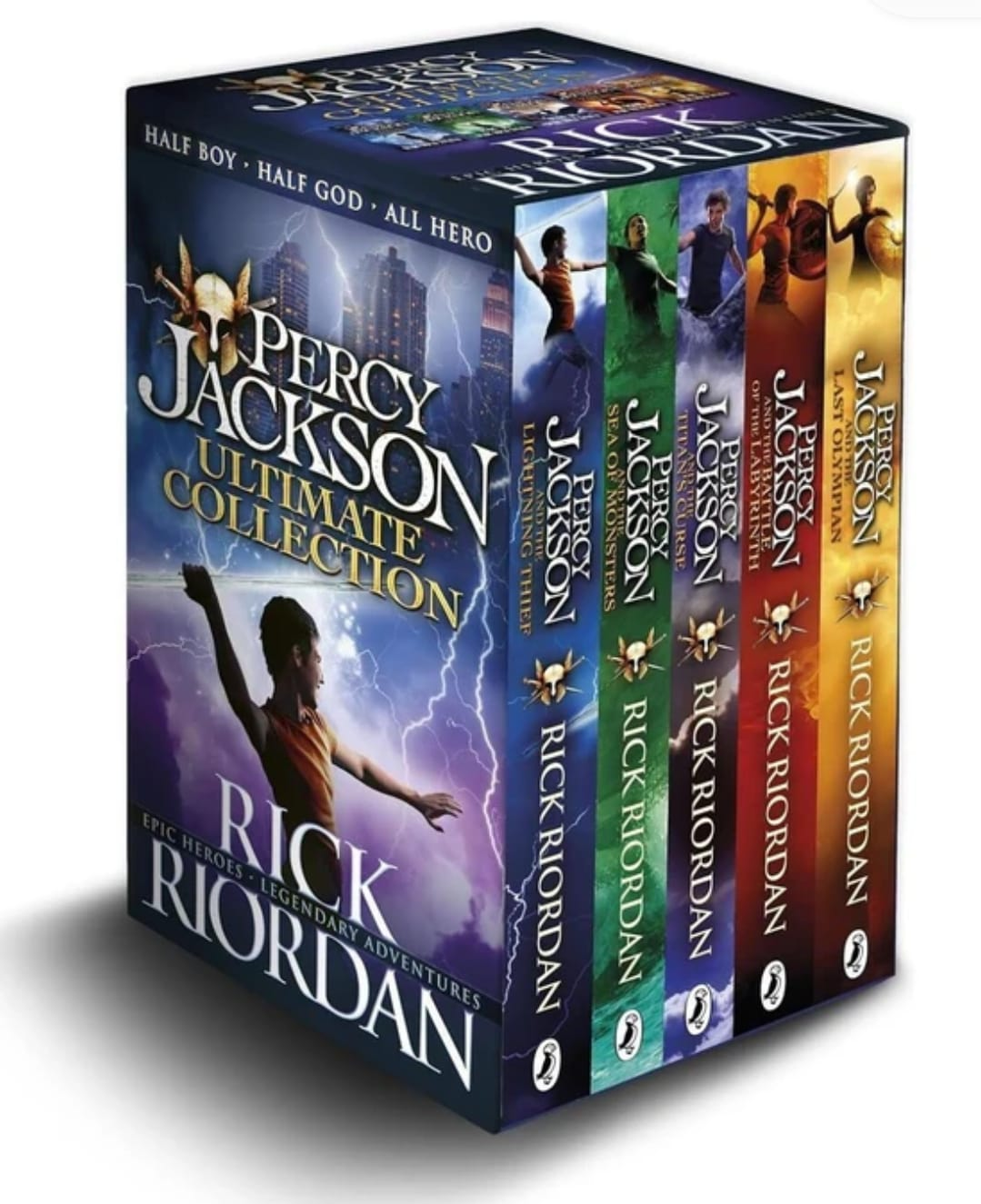 Percy Jackson Ultimate Collection – 5 Books Box Set by Rick Riordan
