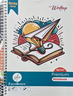 Writeup Spiral Premium Notebook (A4 Size, 200 Pages) Ruled Notebook