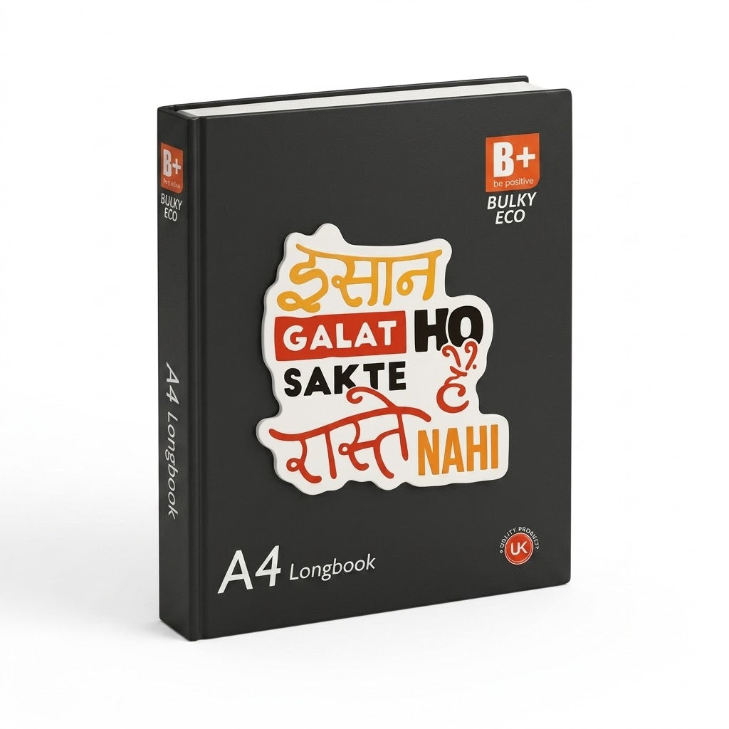 B+ A4 Long Notebook – 300 Pages