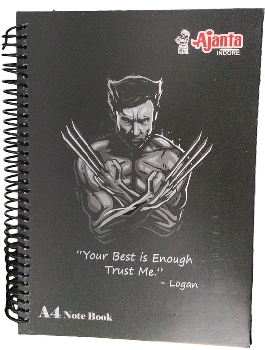 Ajanta A4 Spiral Notebook 300 Pages (Ruled)