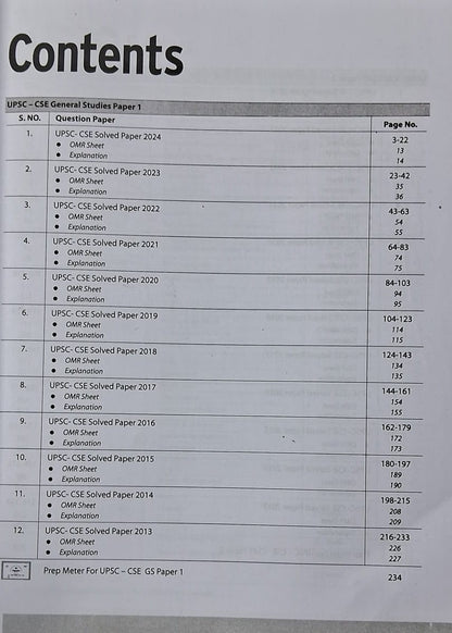 Arihant 12 Years UPSC-CSE IAS Prelims – Topicwise Solved Papers 2013‑2024 | English Medium