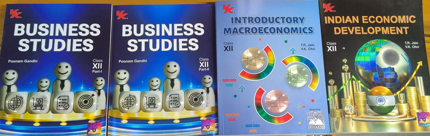 VK  Class 12 Commerce set Poonam Gandhi, T.R. Jain & V.K. Ohri | English Medium 2026-27