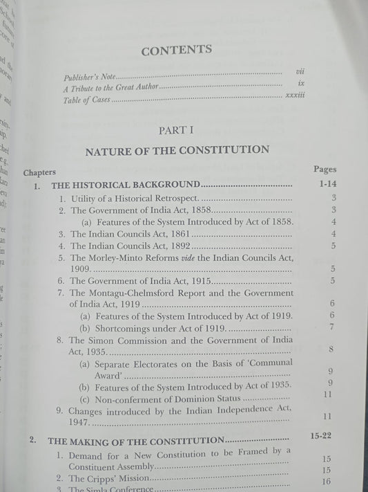 Lexis Nexis D.D. Basu: Introduction to the Constitution of India – 28th Edition (English Medium)