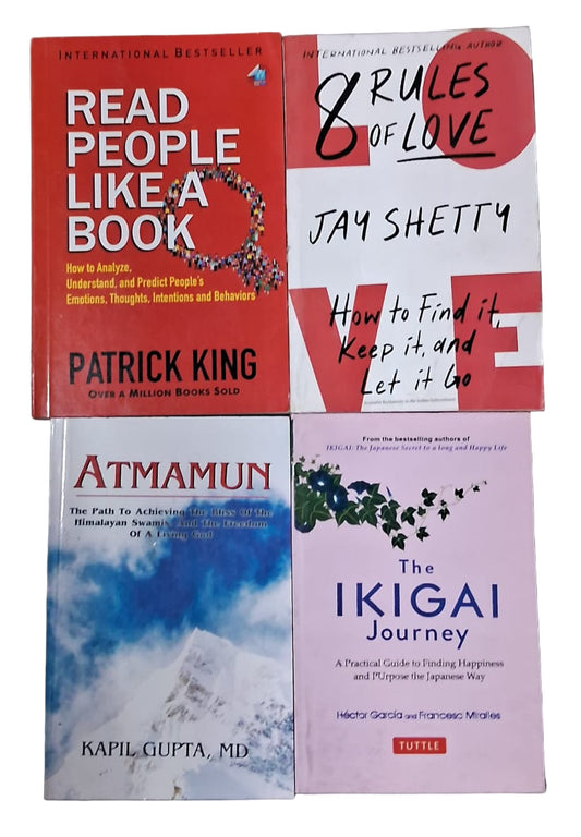 Life-Wisdom & Motivation Bundle set (4 Books) English Novels
