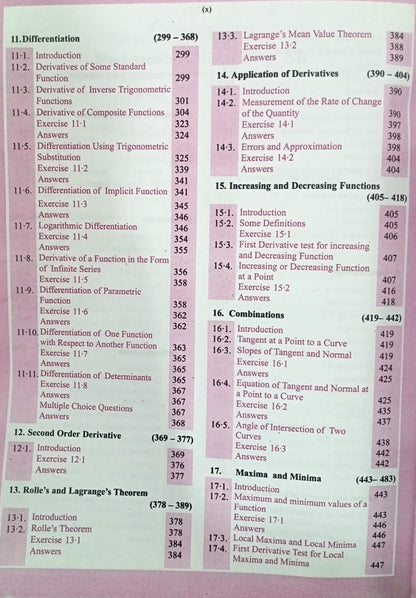 Prabodh Mathematics - Class 12th (English Medium)