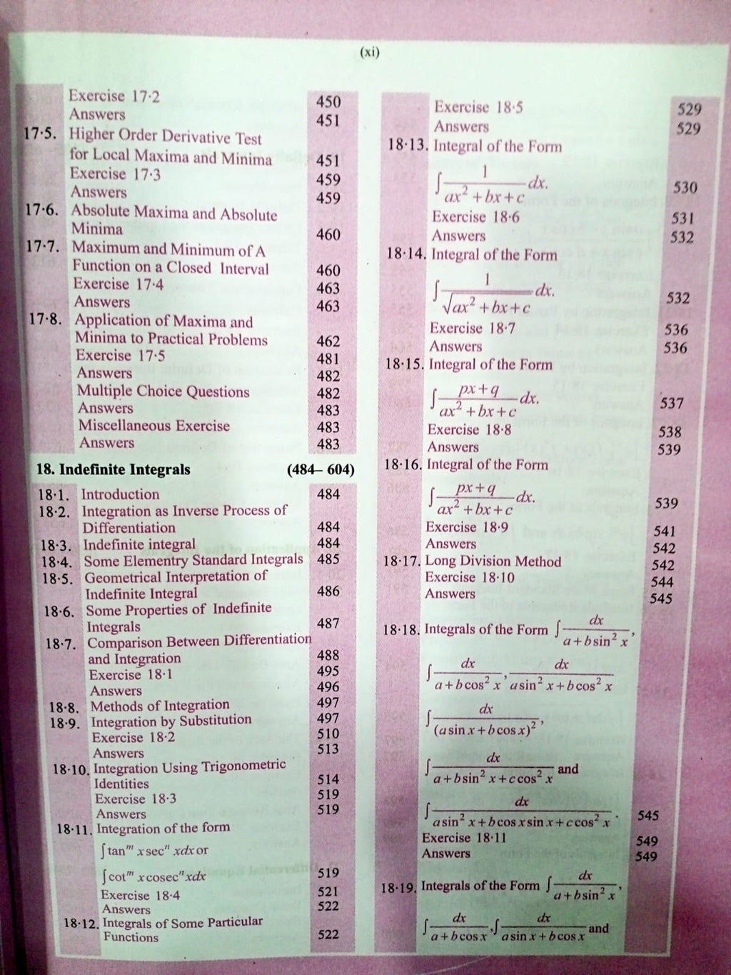 Prabodh Mathematics - Class 12th (English Medium)