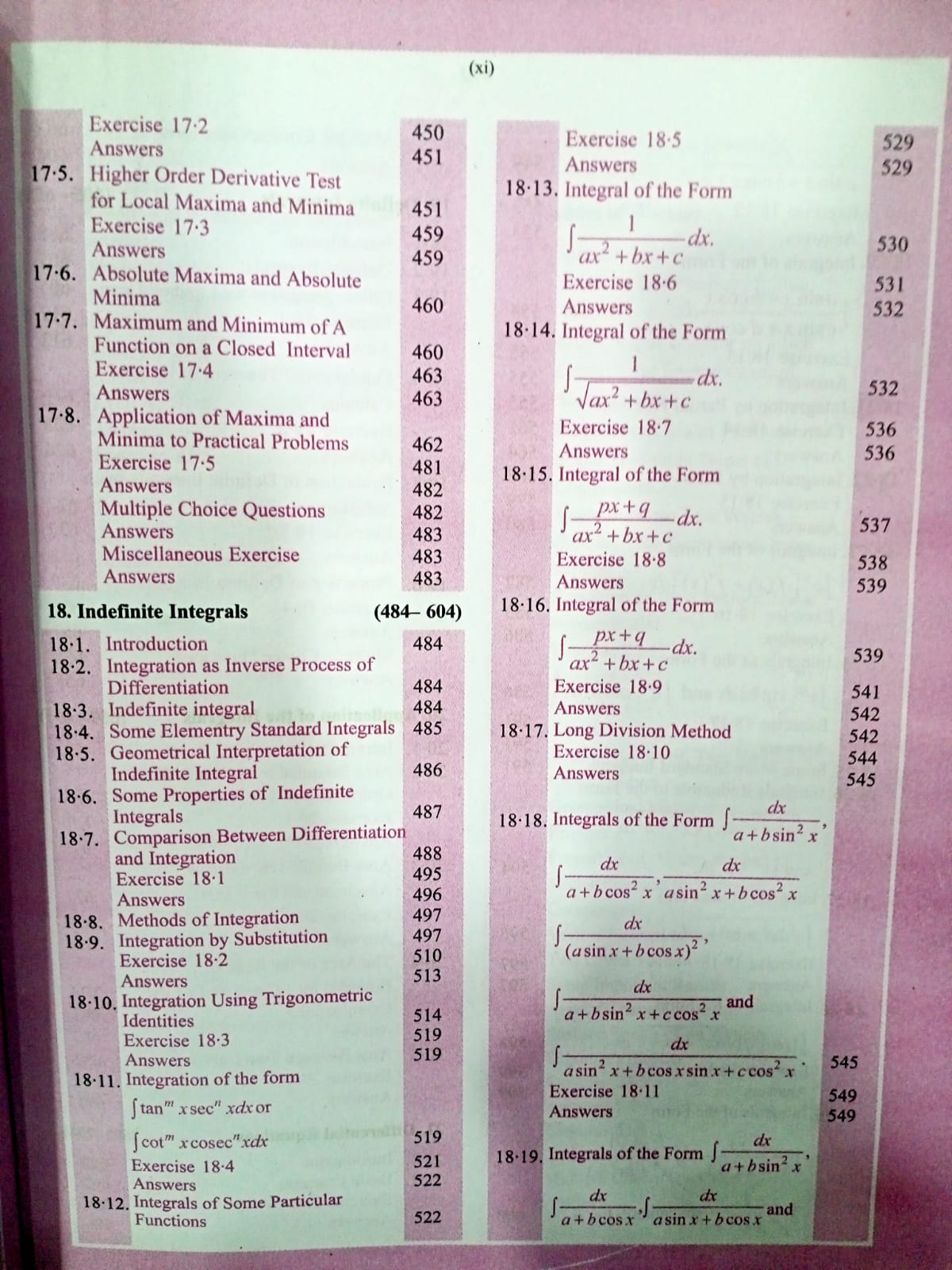 Prabodh Mathematics - Class 12th (English Medium)