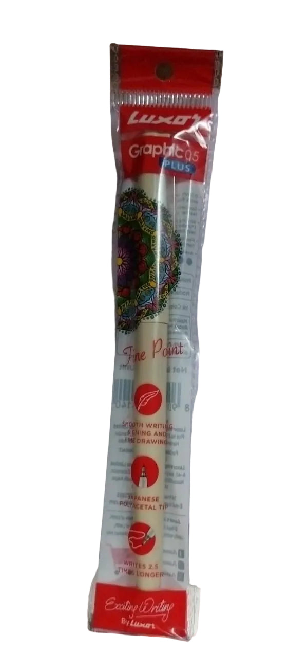 Luxor Graphic 05 Plus Pen – Blue Ink, Smooth Writing Roller Pen