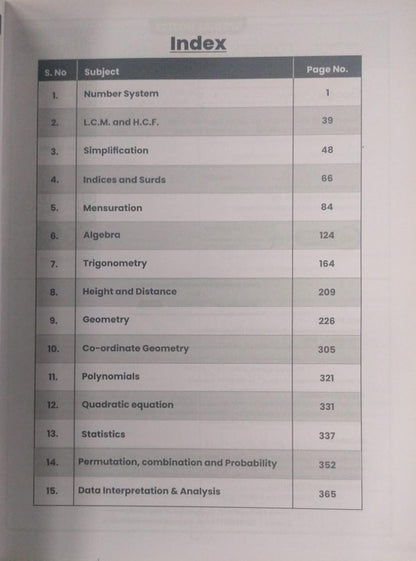 Winners Institute Advanced Mathematics (E)