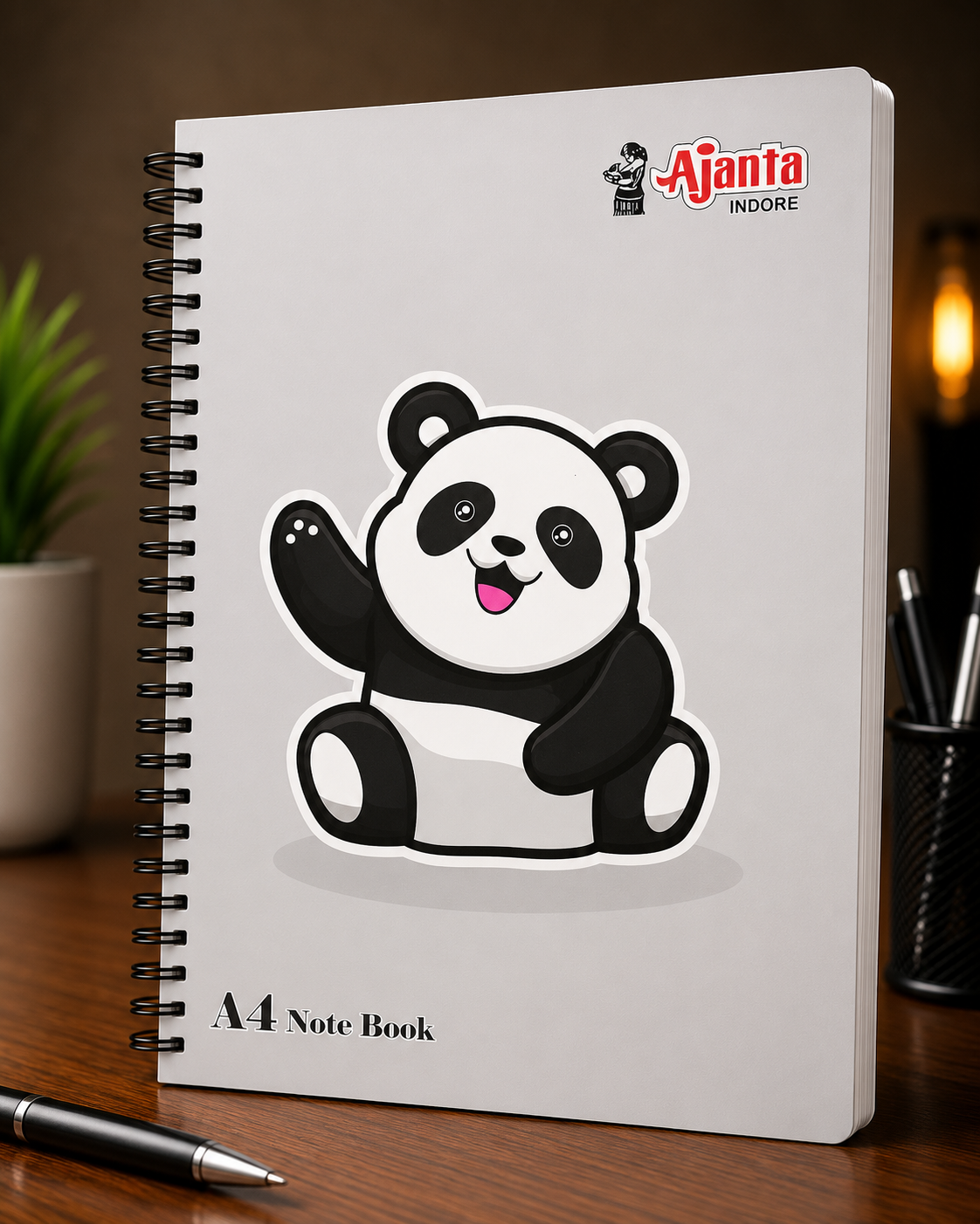 Ajanta Spiral Notebook (A4 Size, 200 Pages) Ruled
