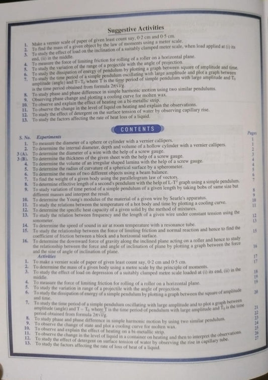 Shivalal Practical Physics – Class 11th [English]