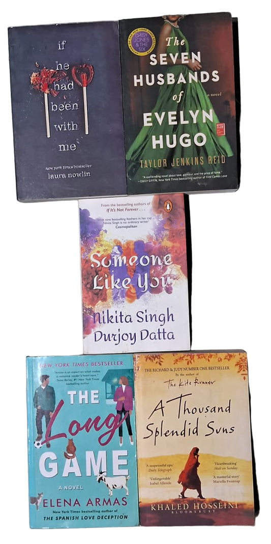 Romance & Contemporary Fiction Mix set (5 Books) English Novels
