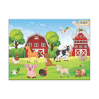Shape Little Explorer 4-in-1 Puzzle Set Animal & Nature Jigsaw Puzzle for Kids 4 Puzzle Set