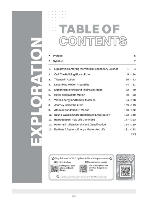 Oswaal NCERT Textbook Solutions Science (Exploration), Class 9 Edition 2026 (English Medium)