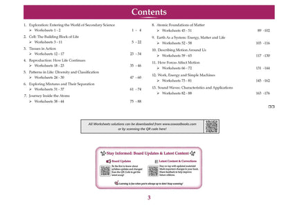 Oswaal - CBSE Workbook Science Standard (Exploration) for class 9th (English Medium)