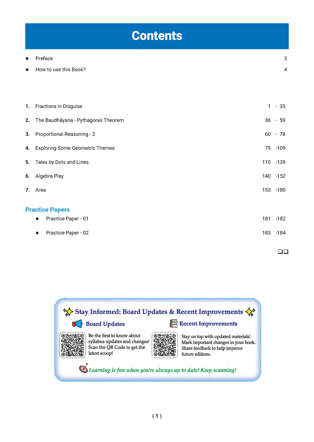 Oswaal One for All Class 8 Mathematics (Part 2) Question Bank NCERT & CBSE Chapter-wise & Topic-wise Solved Papers 2027 Exam (English Medium)