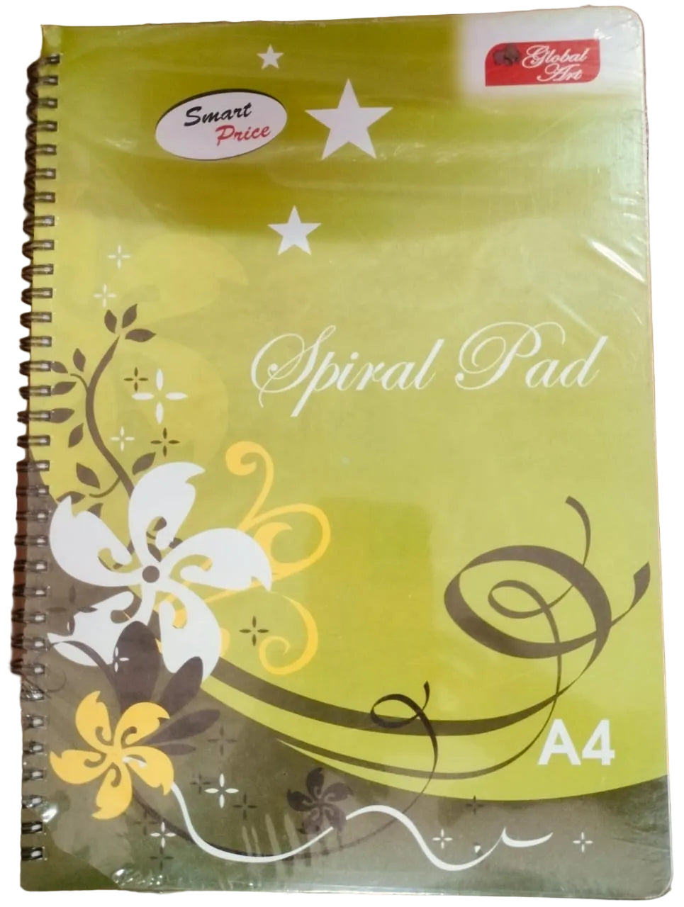 Global Art Spiral Single Subject Notebook – A4 Size, 160 Pages