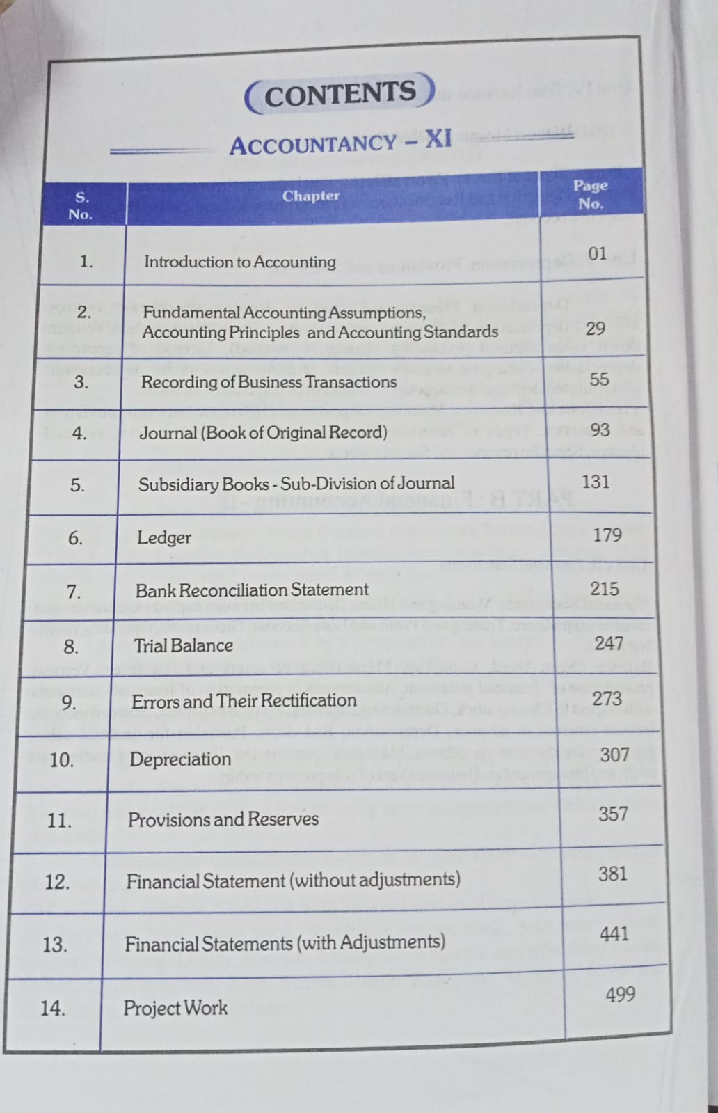 GBI Publication Accountancy Financial Accounting Book for Class 11 (English Medium)