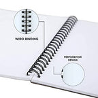 Doms Spiral Sketch Book – A5 Size (21 × 14.8 cm), 72 Pages | Plain Drawing Paper