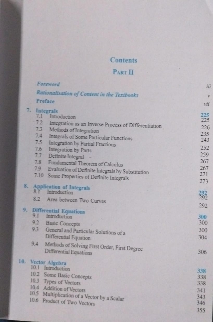 NCERT Mathematics Part 2 – Class 12 (English Medium)
