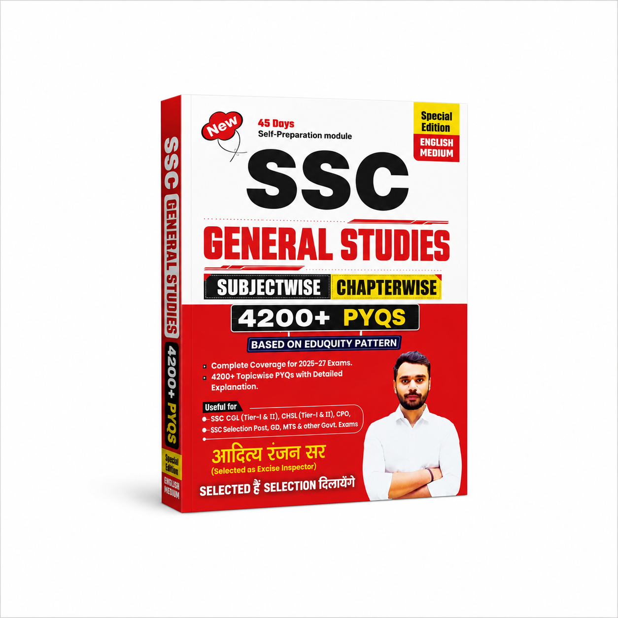 Aditya Ranjan SSC General Studies Subjectwise Chapterwise 4200+ PYQs (2026-27 Exam) (English Medium)