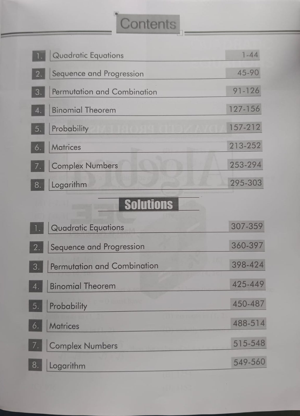 Balaji Advanced Problems in Algebra for JEE (Main & Advanced) – 7th Edition 2026 | By Vikas Gupta (English Medium)