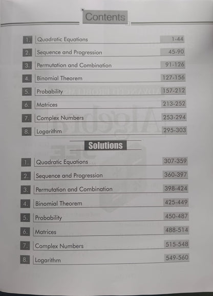 Balaji Advanced Problems in Algebra for JEE (Main & Advanced) – 7th Edition 2026 | By Vikas Gupta (English Medium)