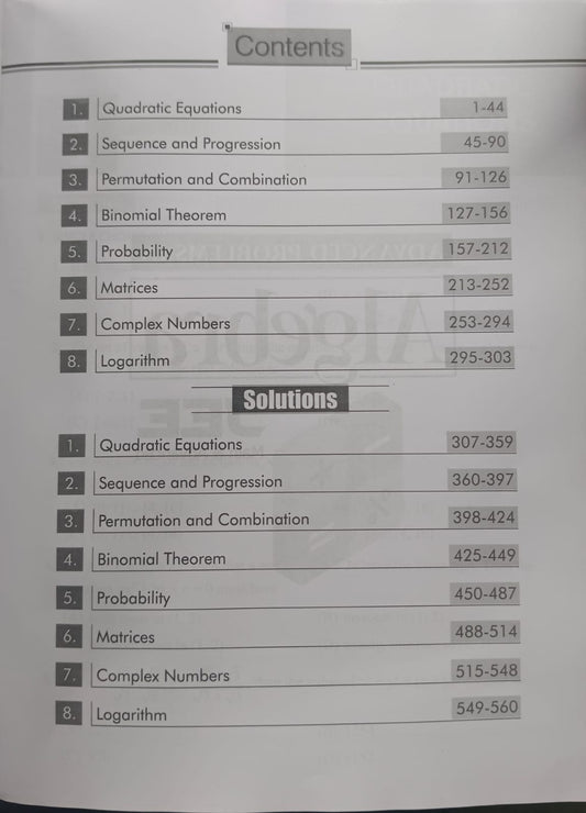 Balaji Advanced Problems in Algebra for JEE (Main & Advanced) – 7th Edition 2026 | By Vikas Gupta (English Medium)
