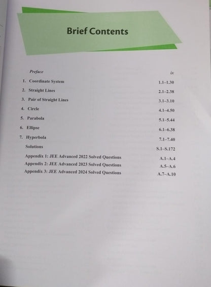 Cengage JEE Advanced Coordinate Geometry by G. Tewani (3rd Edition) [English]