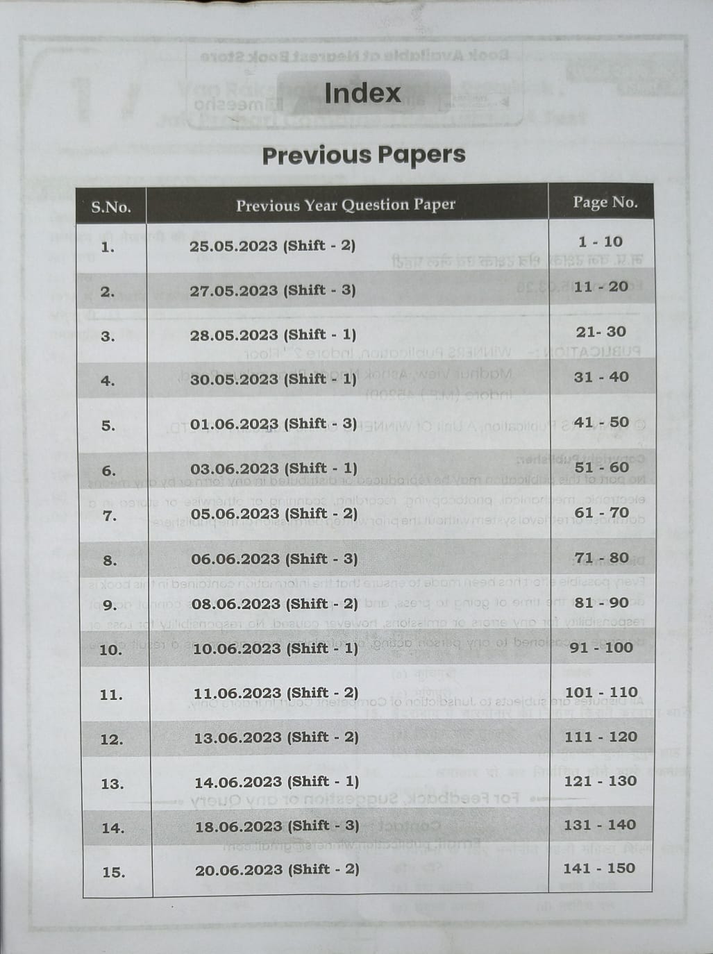Winners MP Van Rakshak & Jail Prahari 15 Solved Paper Set Book (Hindi Medium)