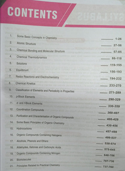 MTG 25 Years JEE Main Chemistry Chapterwise & Topicwise Solutions (2026–2027) Edition (English Medium)