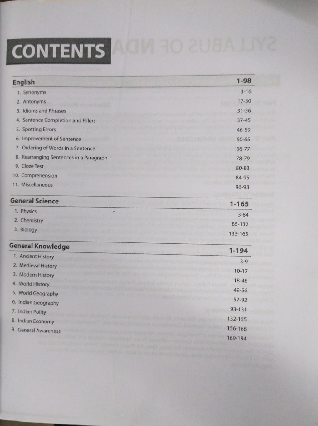 Arihant – NDA/NA Chapterwise & Topicwise Solved Papers (English & General Knowledge)