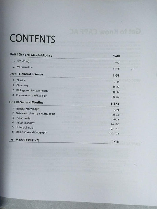 Arihant – UPSC CAPF Assistant Commandant (Paper 1) | Solved Papers [English]