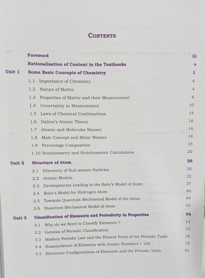 NCERT Chemistry Part 1 – Class 11th (English Medium)