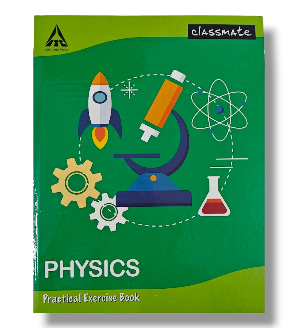 Classmate Physics Practical Notebook – 132 Pages, Ruled – B3books