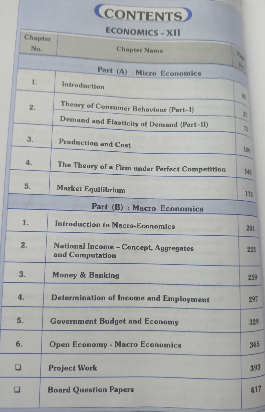 GBI Publication Economics Book with Project Work for Class 12 – M.P Board Paper (English Medium)