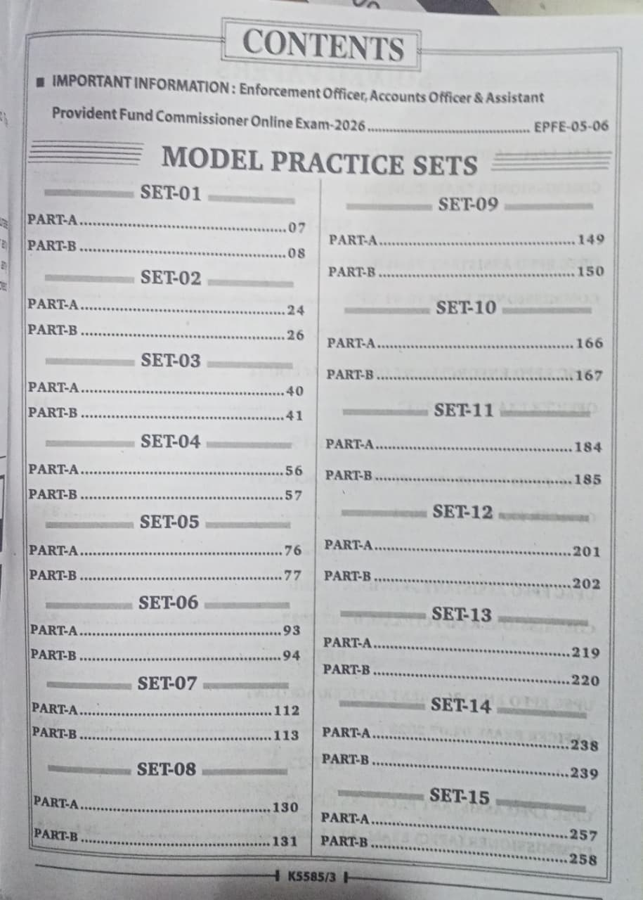 Kiran UPSC EPFO APFC Practice Work Book 2026-27 Edition 22 Sets Solved Papers 2012-2025 (English Medium)