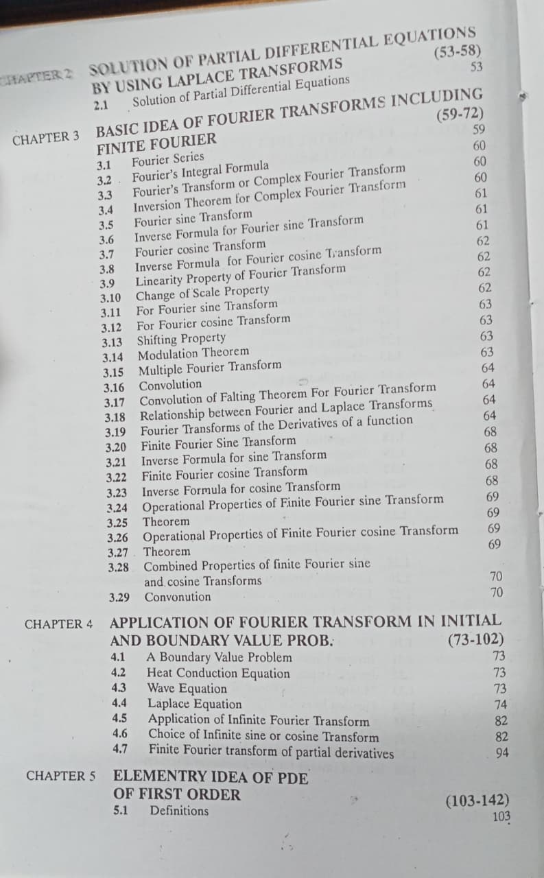 Shree Shiksha Partial Differential Equations By H.K. pathak (English Medium)